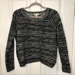 Calvin Klein Wool Grey & Black Sweater Medium
